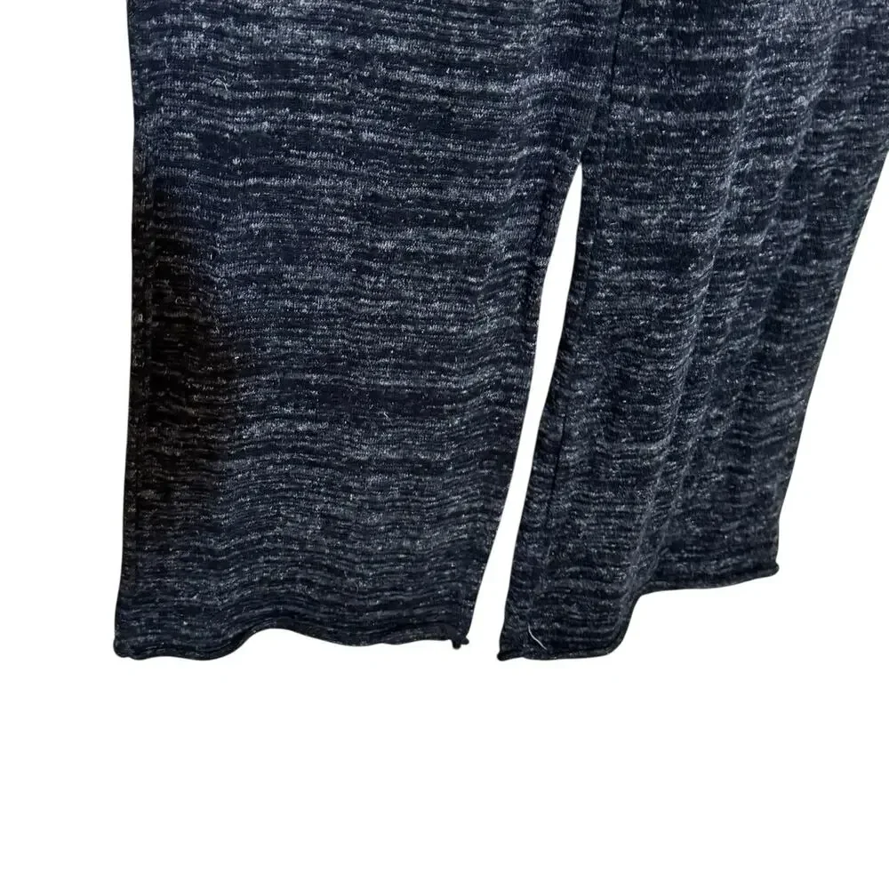 Zara Knit Women's Sleeveless V-Neck Jumpsuit Medium Gray Linen Blend Pockets